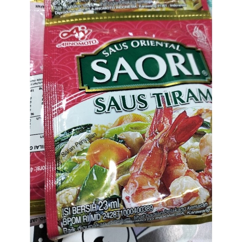 

saori saos tiram 23 ml (10 sachet)