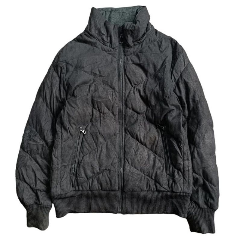 Jaket Suede Pria Down Collection Uniqlo Size L