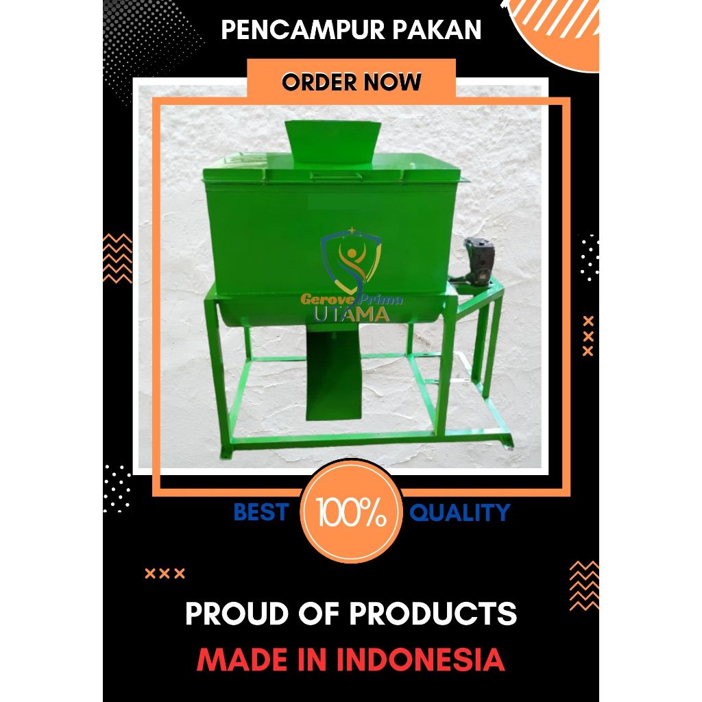 Mesin Pengaduk Pakan Ternak - Pengaduk / Pencampur Pakan Ternak