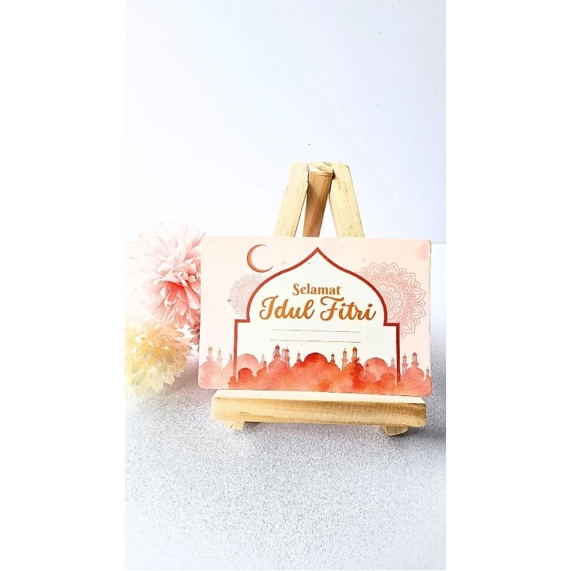 

(isi 5) gift card kartu ucapan lebaran idul fitri