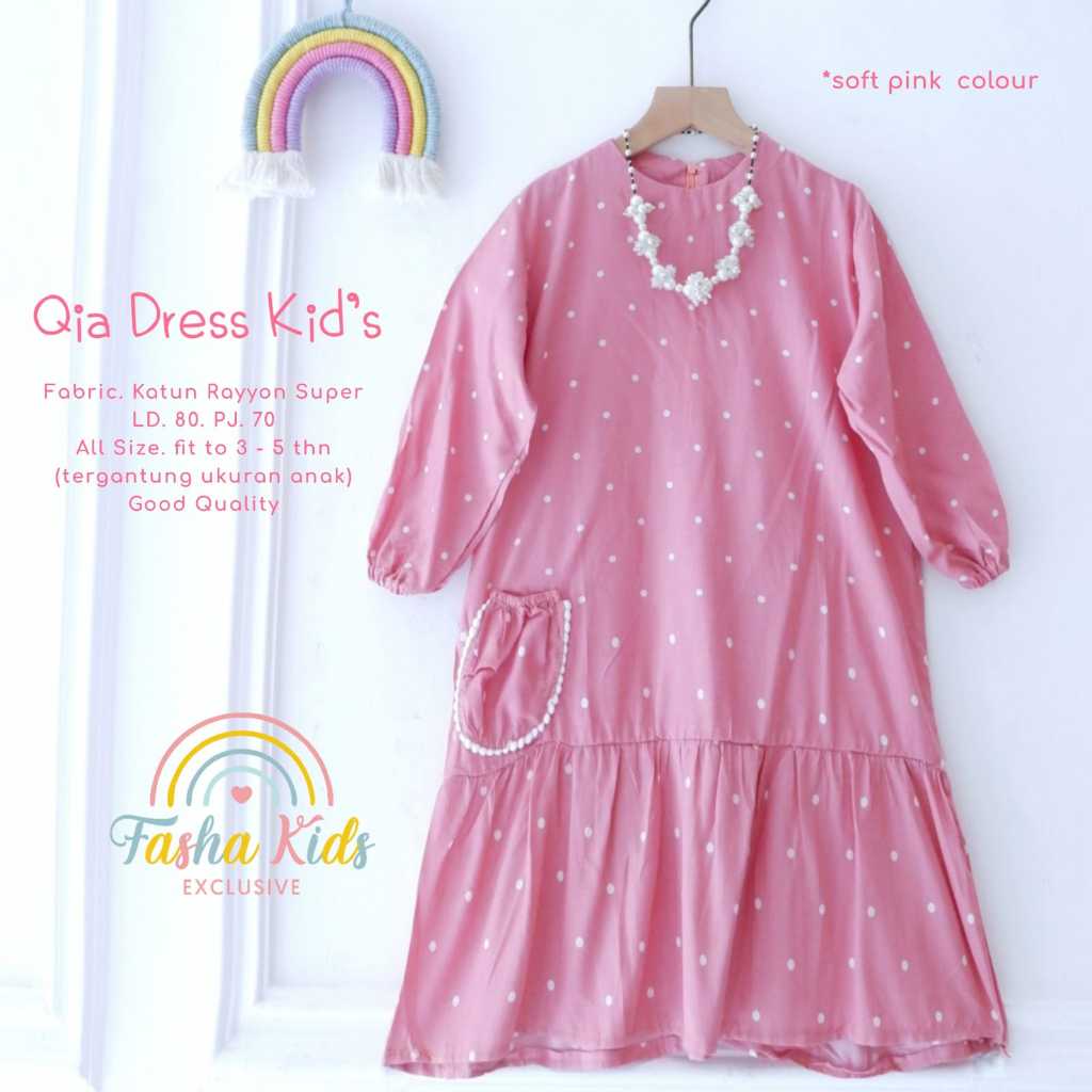 qia dress  kids by fasha kids