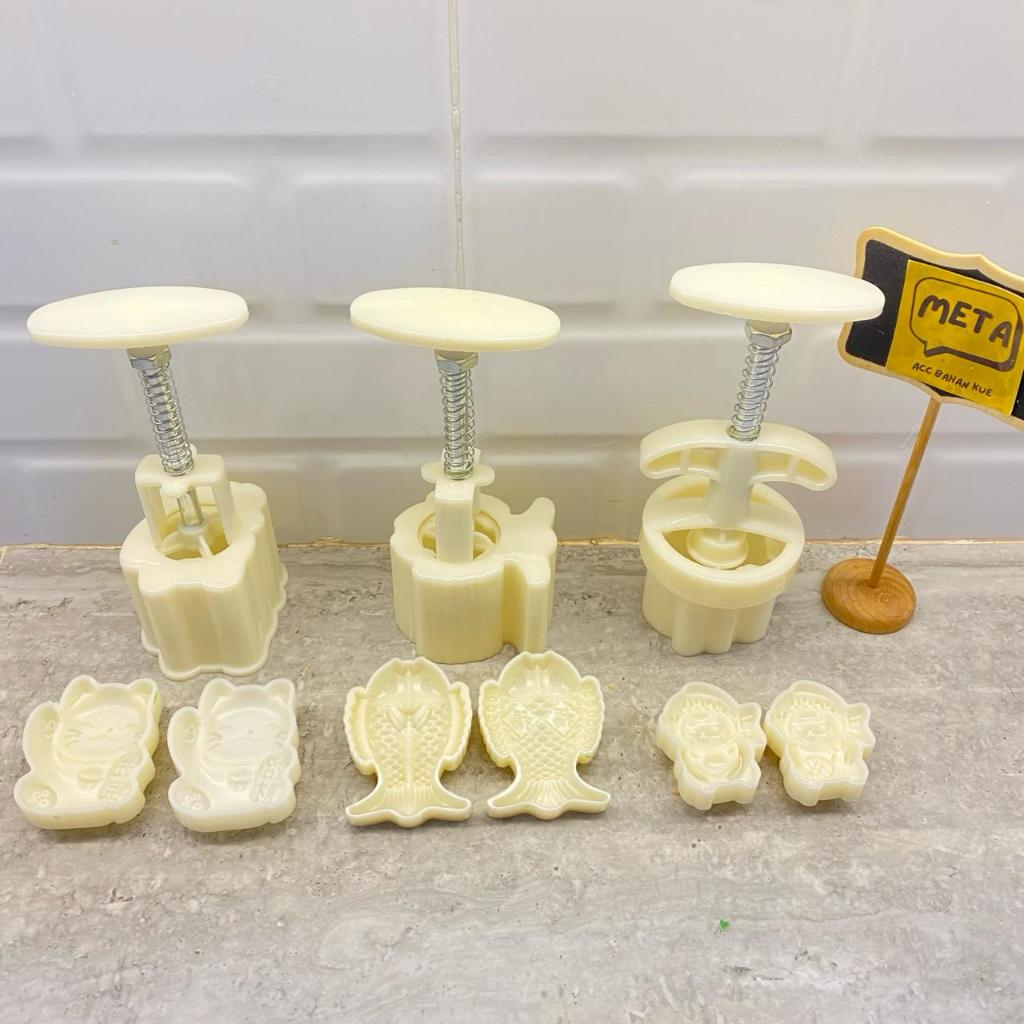 CTP-4,5,8 PLUNGER LUCKY CAT 50G / CETAKAN NASTAR / CETAKAN HARVEST CAT 30GRAM / CETAKAN IKAN KOI KEM