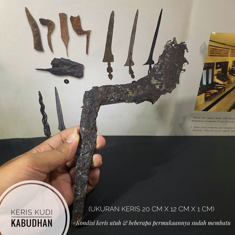 Keris Kudi Era Kabudhan Temuan T2 atau Keris Kudhi atau Keris Tindih atau Keris Masa Lampau
