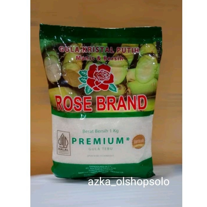 

Gula Pasir Kemasan 1KG Rose Brand/Gula Pasir Kemasan 1KG