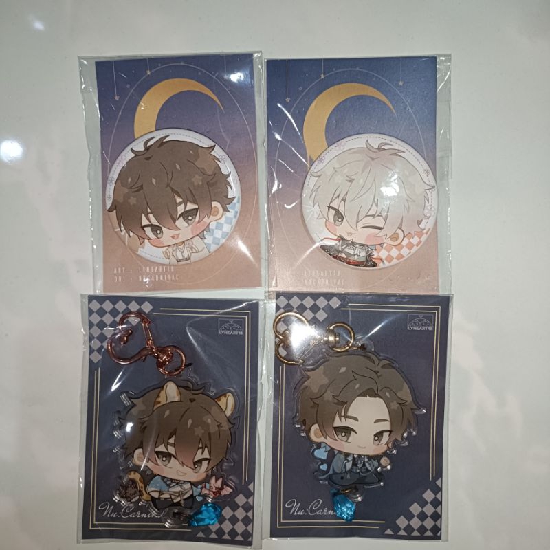NU: Carnival Eiden Keychain Gantungan Kunci Pin Badge - By Lyn & Pich