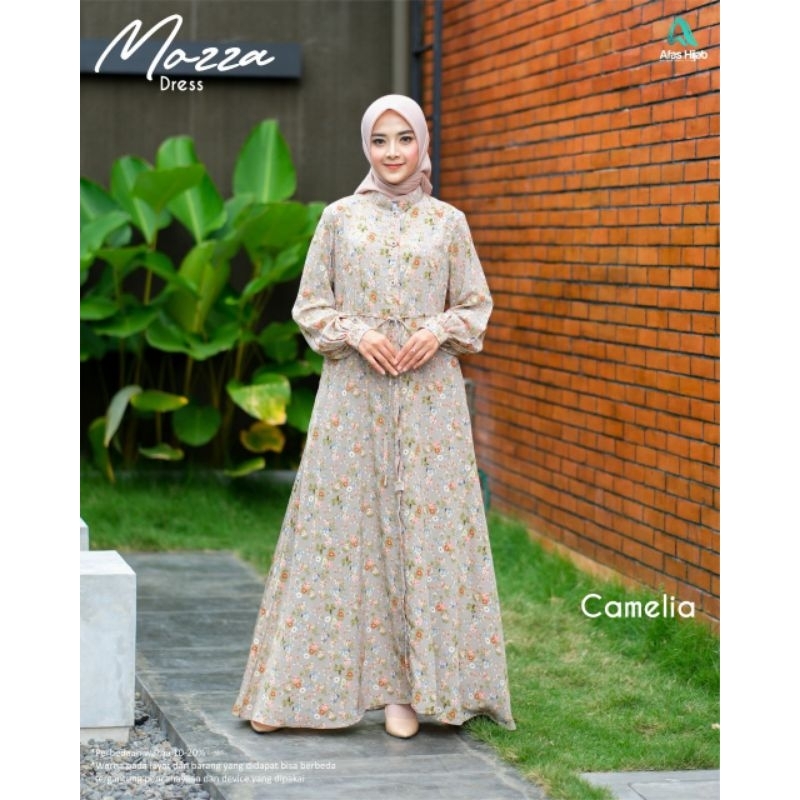 mozza dress keindahan bersemi dari cantiknya diri dan anggunnya hati by afas hijab
