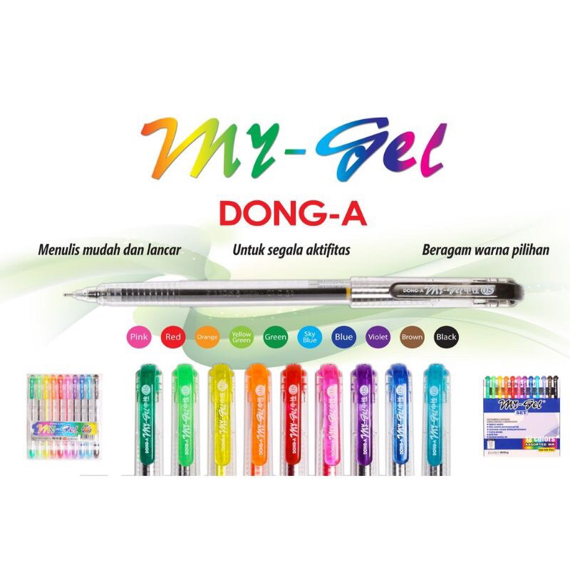 

1 Pcs!!! PENA DONG A MY GEL 0.5 mm