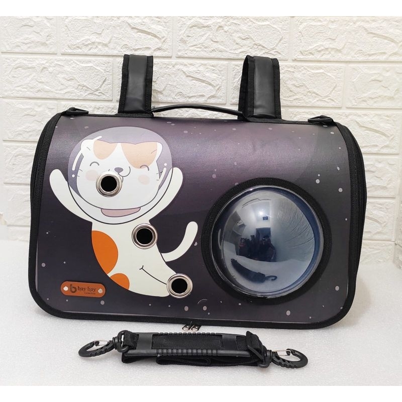 Nobira98 Tas Kucing Model 3In1 Mika Cembung Transparan