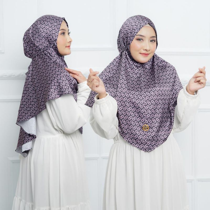 bergo silk motif button by arza