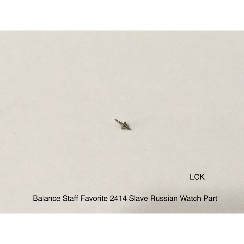 Balance Staff Favorite 2414 Slava Russian Watch Part 728 / Tiang keseimbangan untuk Mesin Jam Tangan