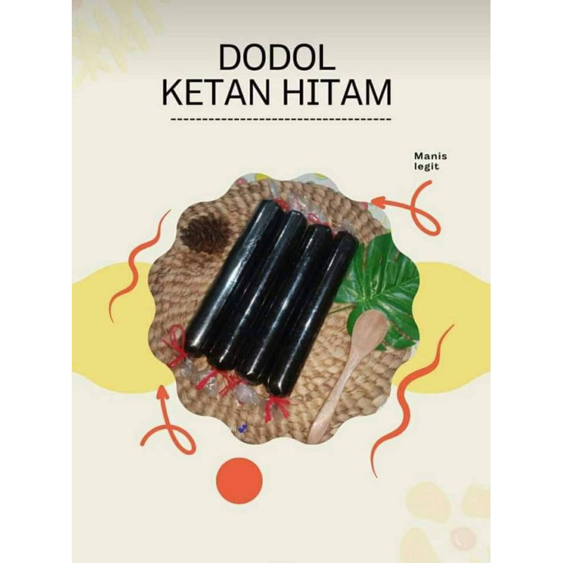 

Dodol Betawi Rasa Ketan Hitam 1kg (isi 4 lenjer)