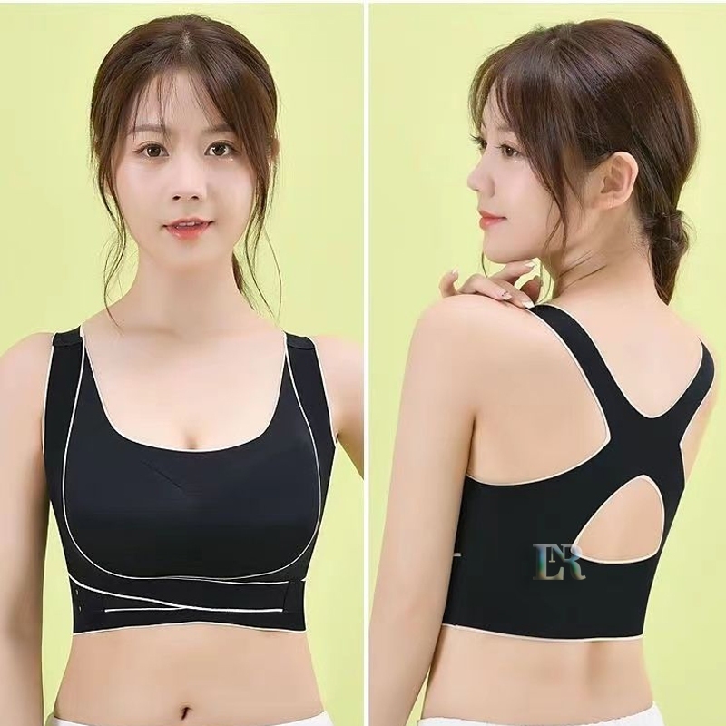 Atasan Bra Olahraga Dalaman Untuk Wanita Remaja Dewasa Bra Sport Dengan Cup / Pad Busa Tanpa Kawat B