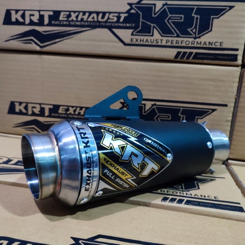 Knalpot Racing Silincer KRT K1 Original Balap Drag Kompetisi Bore up 130cc 150cc 180cc 200cc Jupiter