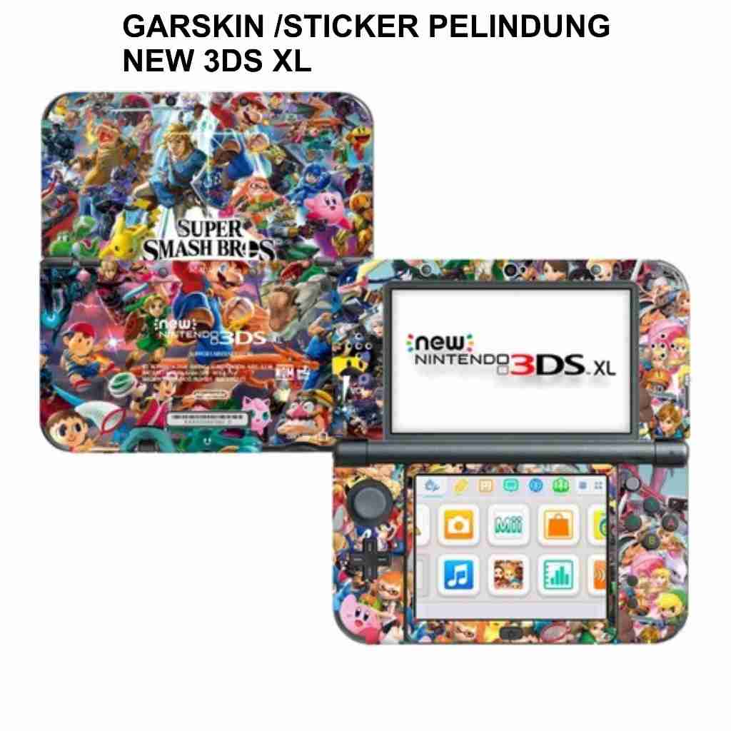 GARSKIN STIKER 3DS XL NEW (BISA CUSTOM GAMBAR)