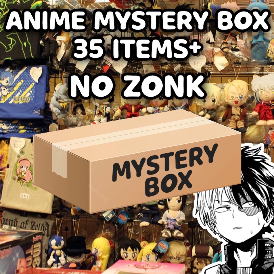 Hobi Anda Mystery Box Anime TERMURAH Anime Mystery Box Largest Box  35 ITEMS GUARANTEED Bakawears