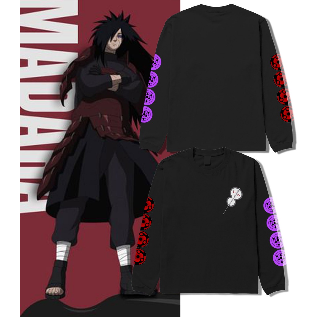 Kaos Panjang Uchiha Madara Eyes Kaos Naruto