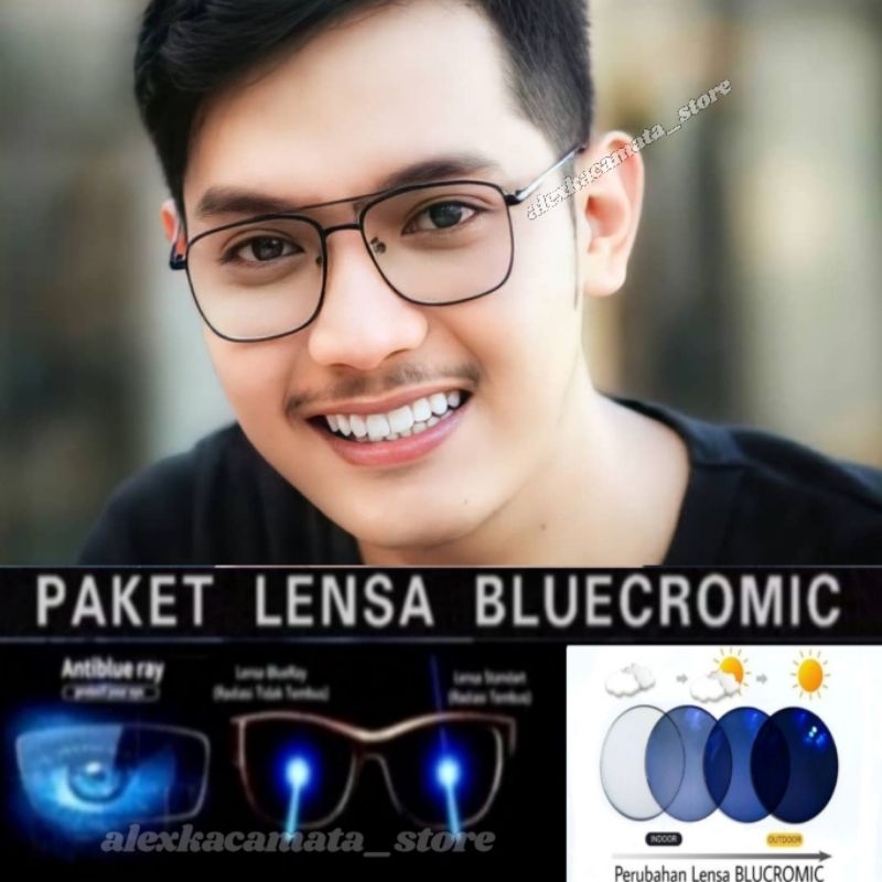 KACAMATA LENSA BLUERAY PHOTOCROMIC KACAMATA AVIATOR KACAMATA PRIA BLUERAY PHOTOCROMIC KACAMATA ANTIR