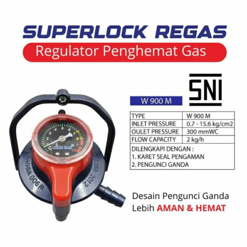Superlock Regas | Regulator Pengunci Ganda