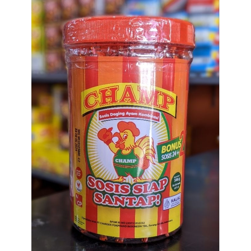

Sosis champ ayam siap makan isi 24+2