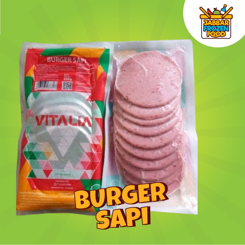 

VITALIA Burger Sapi 250gr