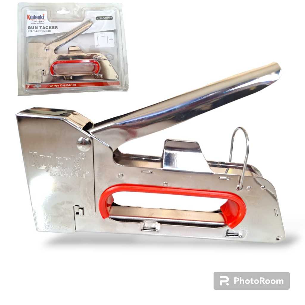 

Stapler Tembak / Cekrekan / Pengokot / Hekter Gun Tacker / Staples Sofa, Staples Jok, Stepler Motor,