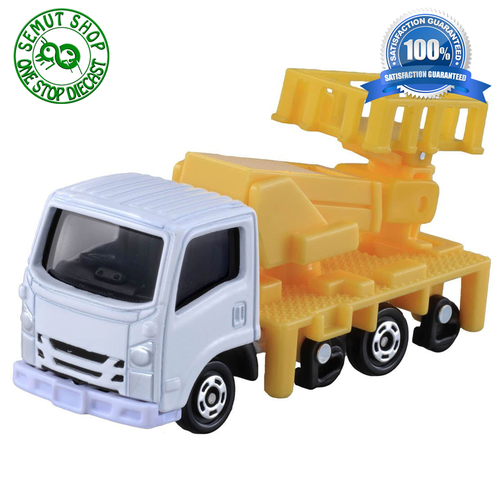 Tomica Reguler No 17 Isuzu Elf Road Railer Vehicle Miniatur Mobil Truk Isuzu Elf