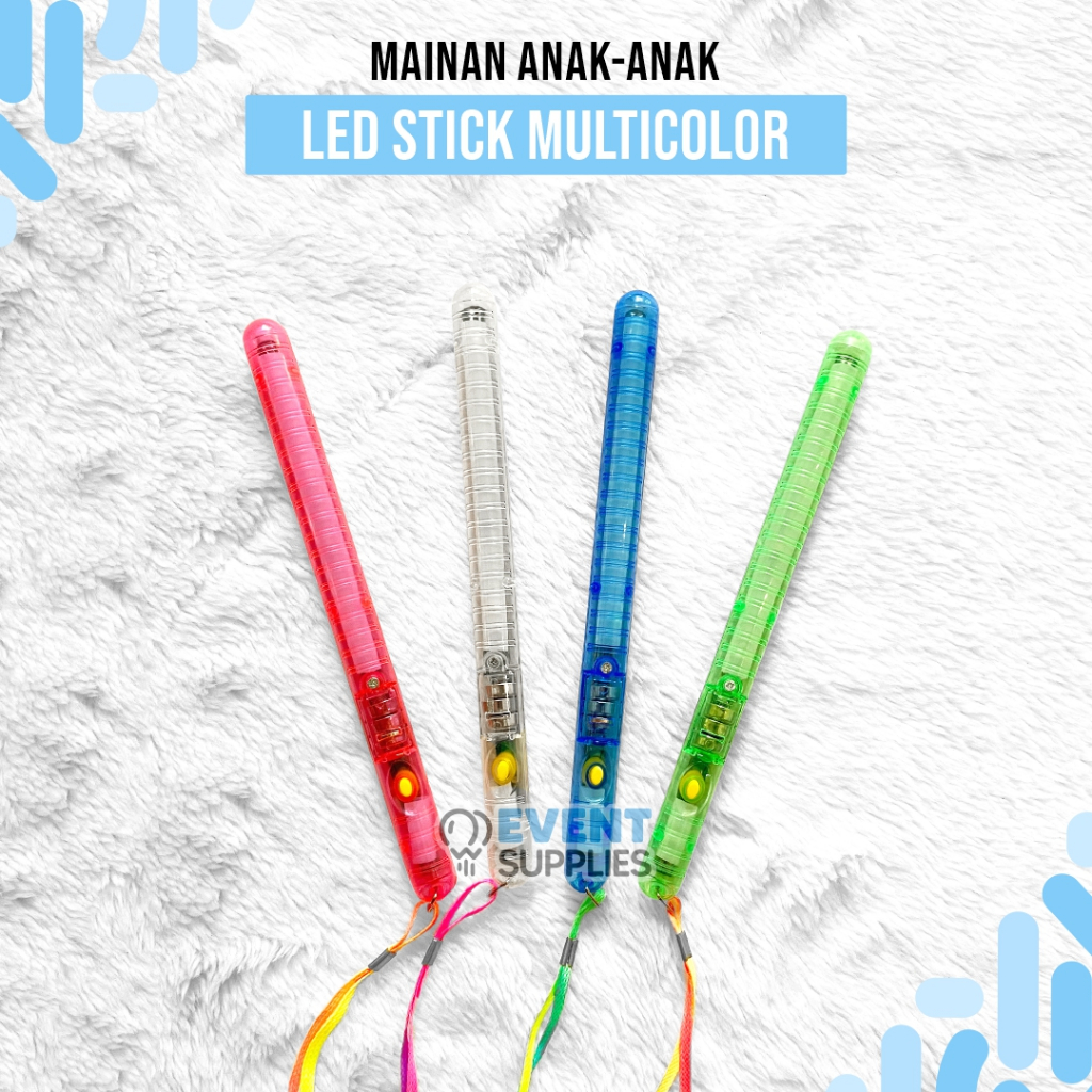 Tongkat LED Stik Pawai Karnaval Takbiran Ramadhan Nyala Lampu Light Stick Party konser Warna - Warni