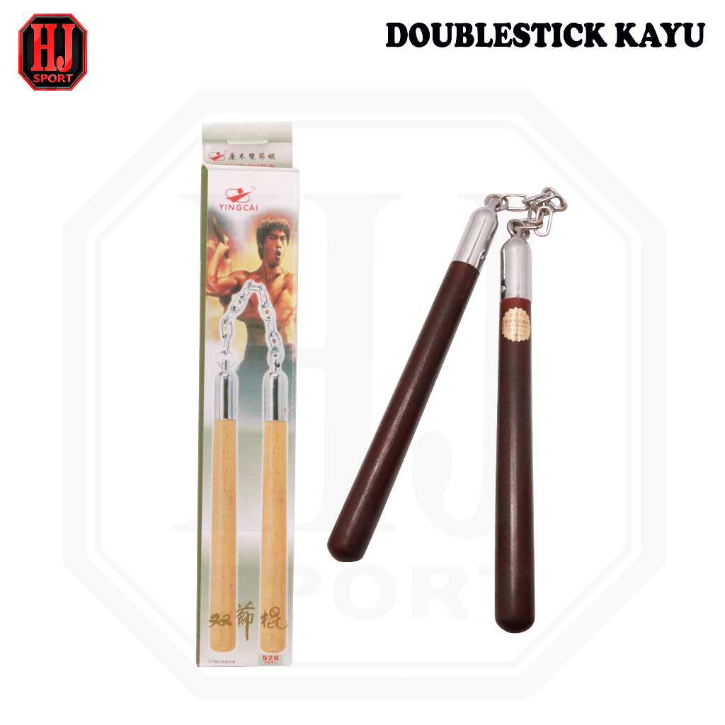 Nunchaku Double Stick Ruyung Kayu