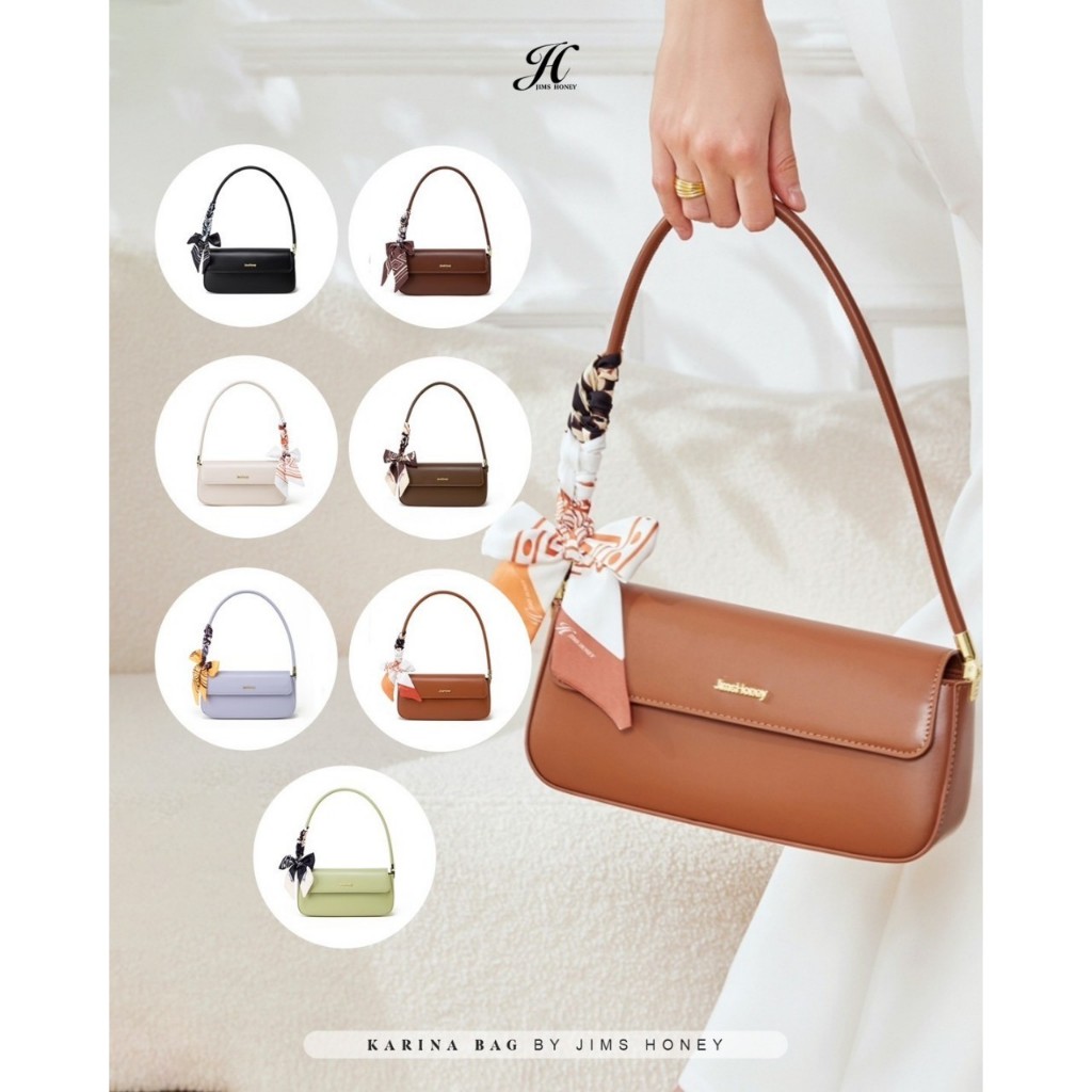 JIMS HONEY KARINA TOTEBAG Tas Jinjing Wanita Jimshoney Trendy Elegan Jims Honey Casual Terbaru