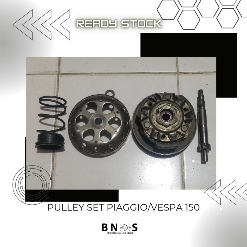 Pulley Set Piaggio/Vespa 2v (ANTI GREDEK)
