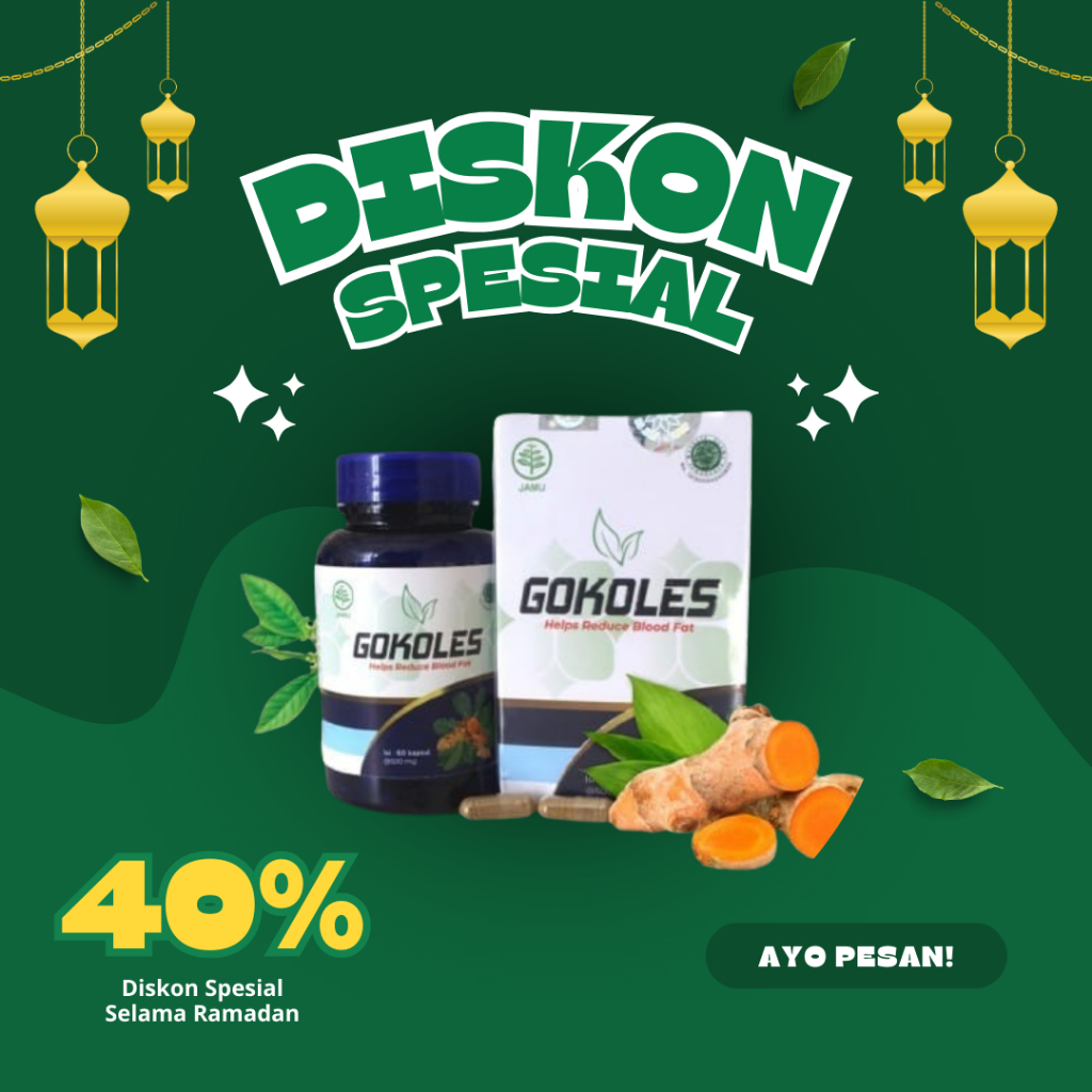 GOKOLES ASLI 100% AMPUH  / OBAT KOLESTEROL DAN LEMAK DARAH