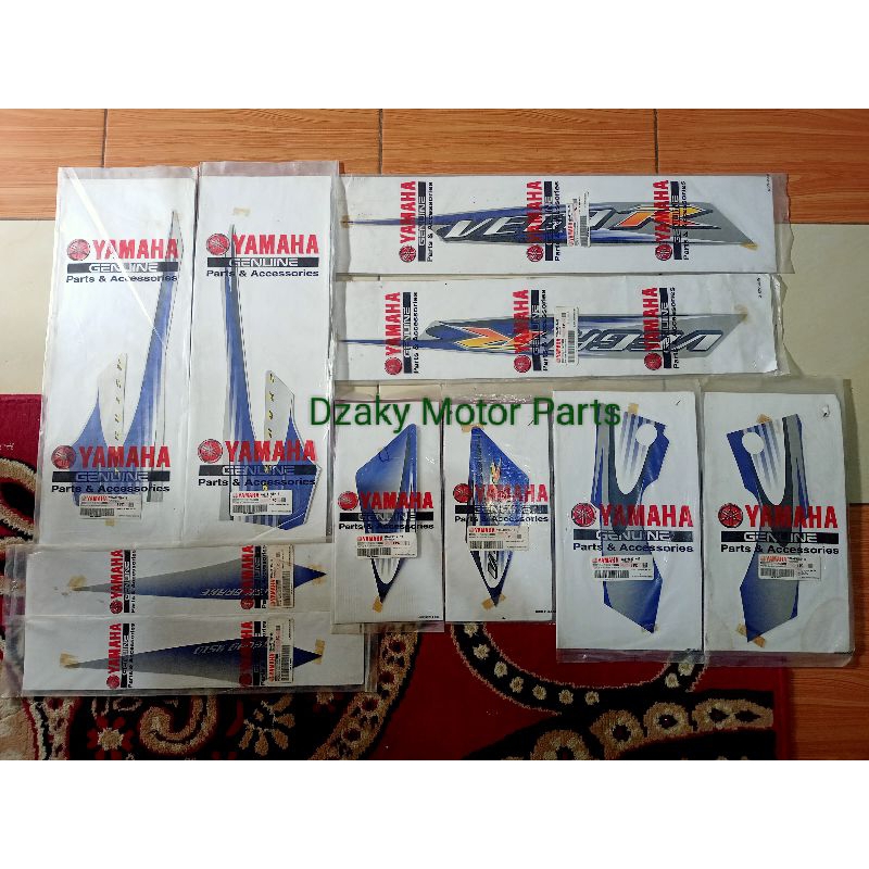 Striping Graphic Sticker Stripe Yamaha Vega R New 2006 Biru Original