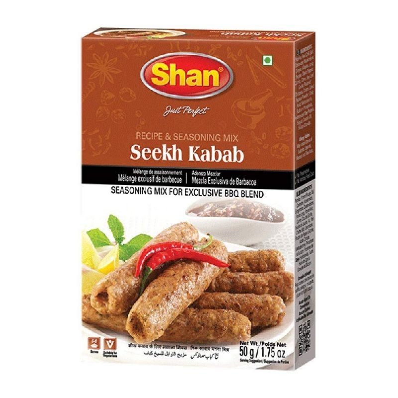 

Shan Seekh Kabab 50gr Bumbu Bubuk Daging Kebab Original 50gram
