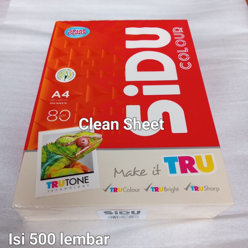 

SIDU kertas spectra warna A4 80 gram ivory