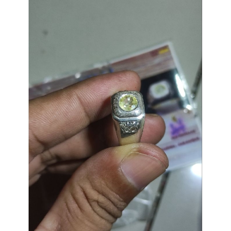 YELLOW SHAPHIRE SAFIR CEYLON SRILANGKA TABUR 10 BERLIAN ASLI