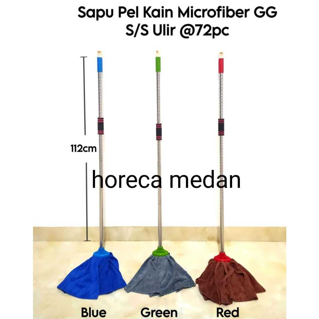 sapu pel microfiber / sapu pel handuk / sapu pel kain / microfiber mop