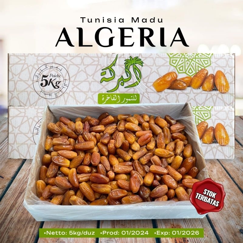 

Tunisia Madu 1Kg Deglet Tunis Madu