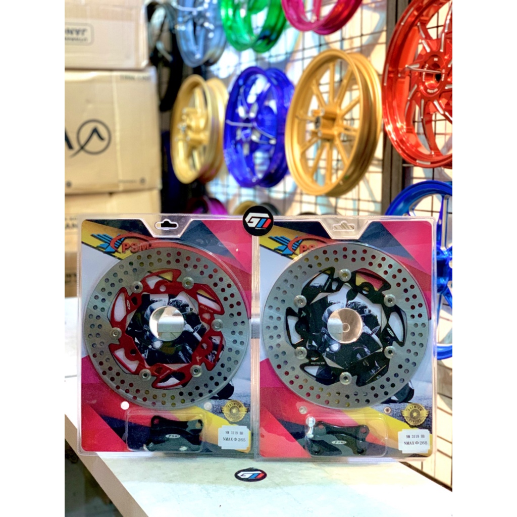 Piringan Cakram PSM Racing 265 mm Nmax N Max Aerox Depan (3119) Front Disc Brake