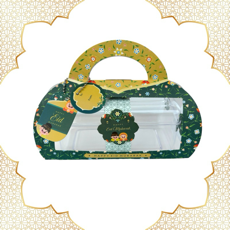 

10 Set Box Jinjing Kayla Toples Persegi Panjang 350 gr Box Idul Fitri