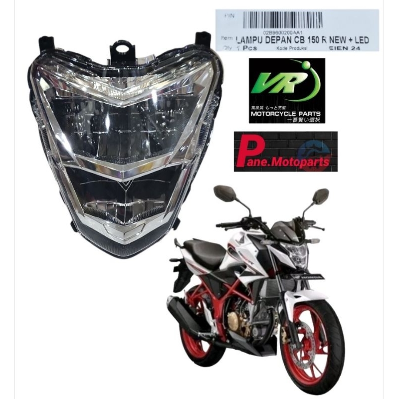 REFLEKTOR REFEKTOR LAMPU DEPAN ASSY + LED CB 150 R NEW 2016-2018 BEST QUALITY