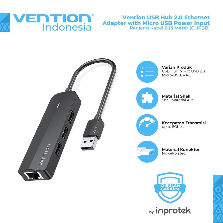 Vention USB to LAN RJ45 Ethernet USB to RJ45 Adapter CHPBB