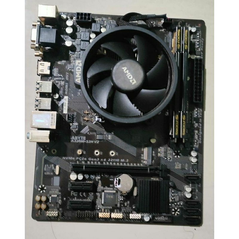 AMD Ryzen 5 2600 + Mobo A320M / 8Gb