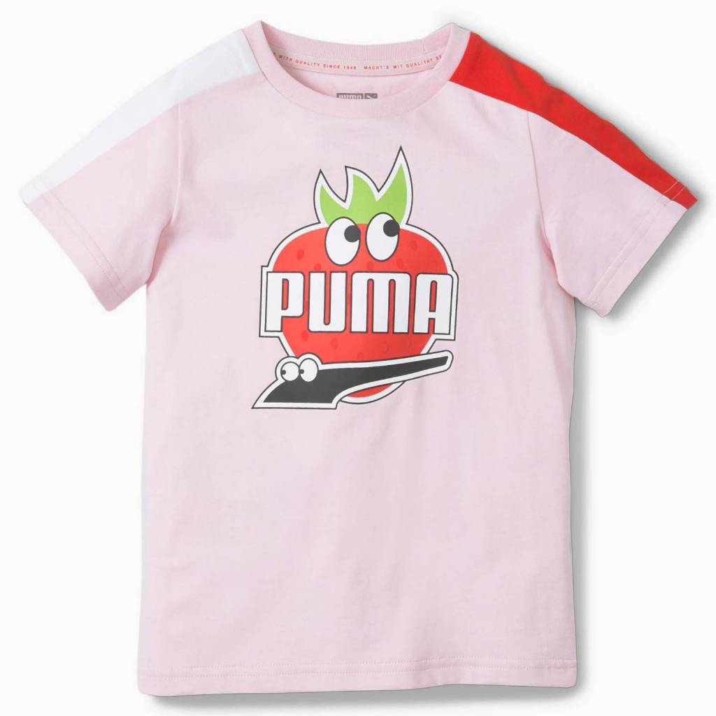 KAOS ANAK PUMA FRUITMATES Tee Chalk Pink 533903 16