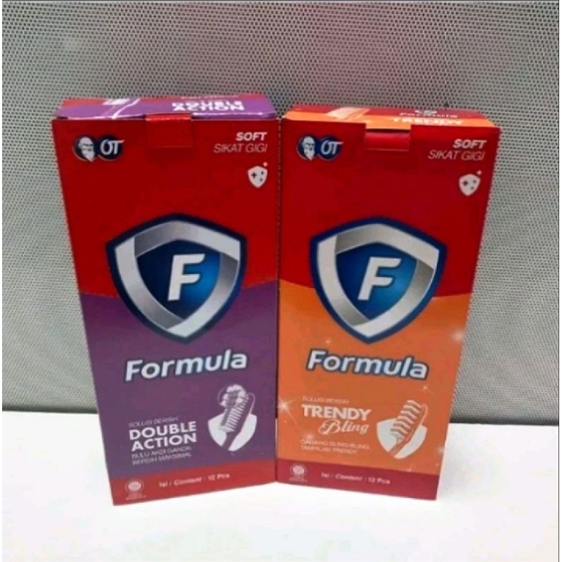 (1box)sikat gigi formula isi 12pcs/sikat formula