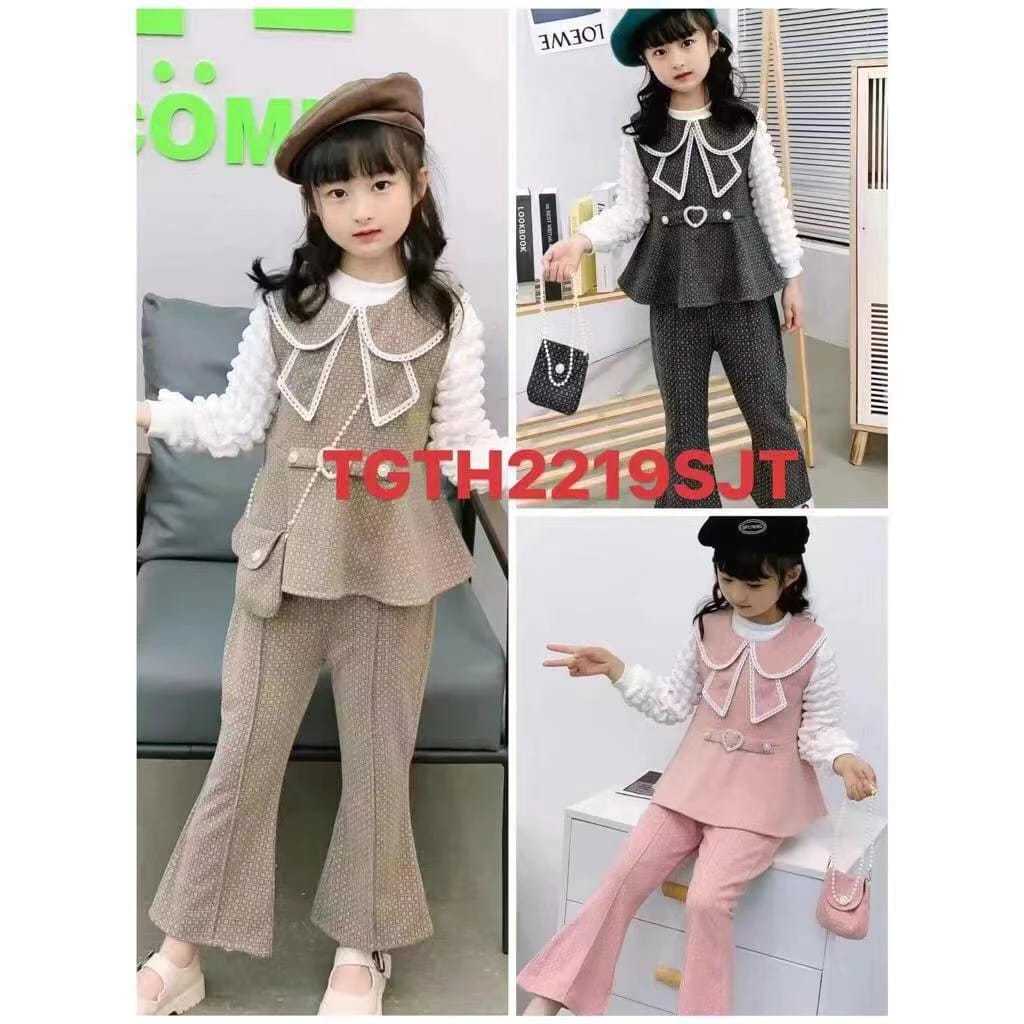 SETELAN ANAK PEREMPUAN IMPORT BAJU ANAK PEREMPUAN IMPORT PREMIUM 4-6THN