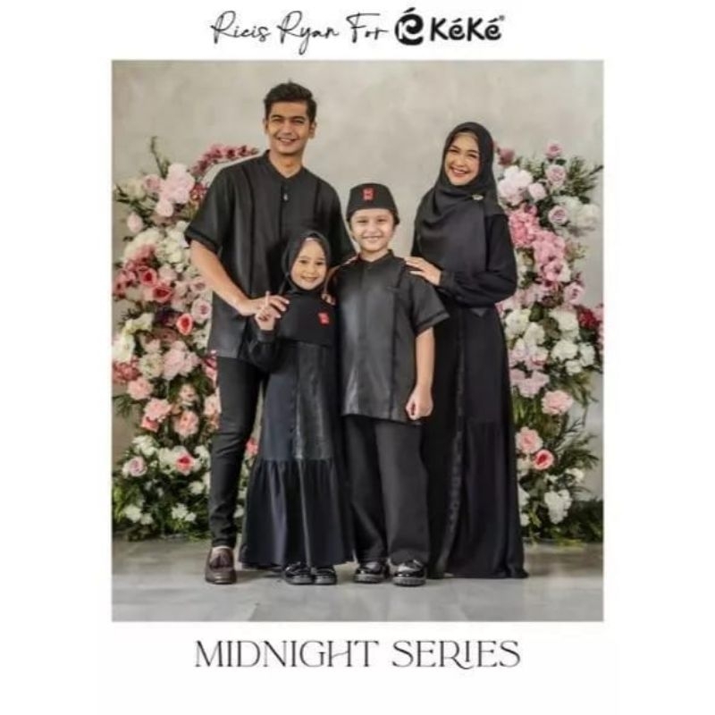 GAMIS KOKO HITAM KEKE MIDNIGHT SERIES