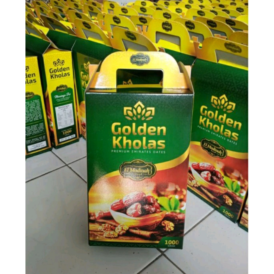 

KURMA GOLDEN KHALAS KHOLAS EMIRATES DATES EL MADINAH 1KG