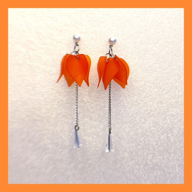 1pasang Anting Stud Tindik Kerabu telinga Aksesoris kuping fashion panjang pesta lebaran natal tahun