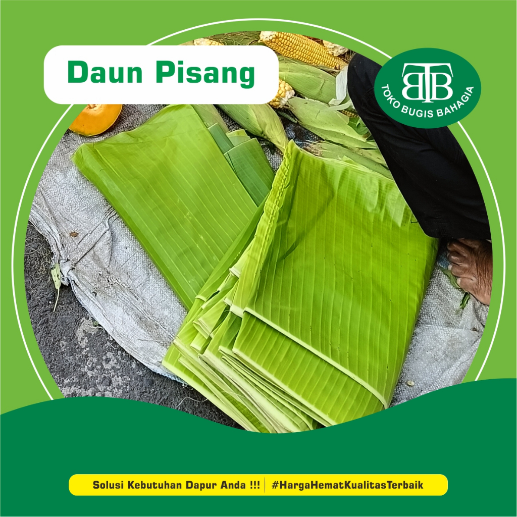 

Daun Pisang Per-Lembar Murah Makassar