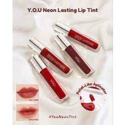 [PROMO] YOU Neon Lasting Lip Tint [ Tahan Lama Hingga 12 Jam | Moisturizing Liptint | Longlasting da